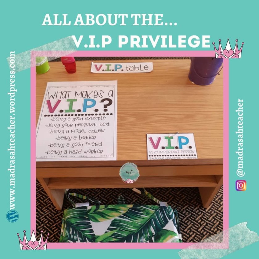 V.I.P Privileges system – Madrasah Teacher